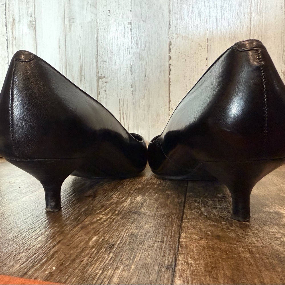 Nine West Black Heels Sleek Elegant Design - Picture 3 of 4